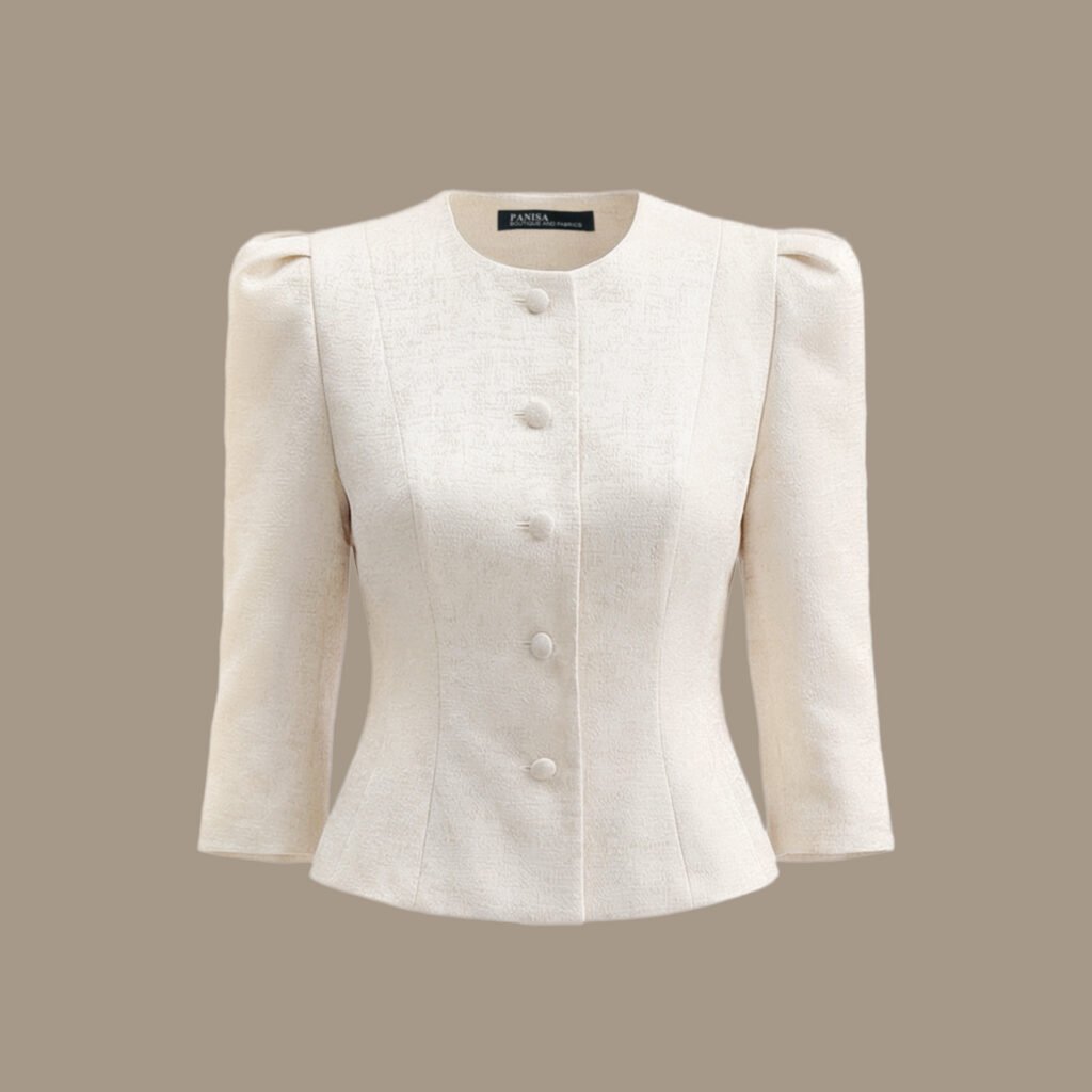 PANISA เสื้อขาวและกระโปรงขาว รุ่น Galant PG09