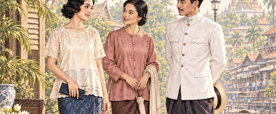 100 ปีก่อน คนไทยใส่อะไร? ย้อนดูแฟชั่นสยามราว พ.ศ. 2469